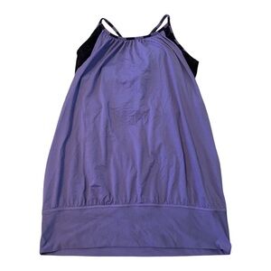 Women's Lululemon Purple athletic top with built in bra size 8